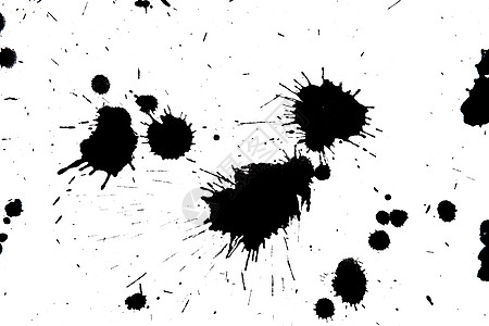黑落墨水喷溅液体染料斑点运球刷子水滴收藏艺术创造力墨迹图片