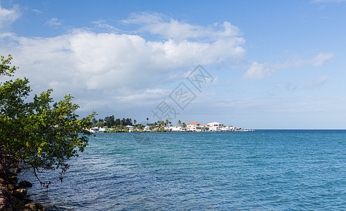 佛罗里达州主要豪华住宅假期路线海洋别墅旅行海岸海景地平线钥匙蓝色图片