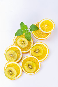 柑橘水果黄色红色饮食绿色圆形香橼柠檬白色果汁叶子图片