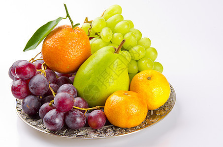 水果盘叶子水果甜点自然植物蔬菜藤蔓树叶柠檬维生素图片