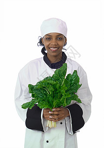 菜和菠菜厨师职业饮食工作叶子工人食物帽子女性餐饮图片