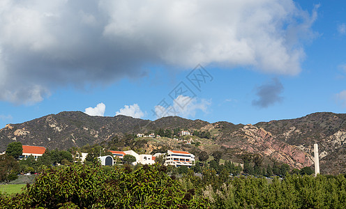 Pepperdine大学菲利普主题塔高清图片