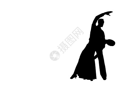 舞女夫妻探戈舞者拉丁舞蹈家插图运动舞蹈男人女士背景图片