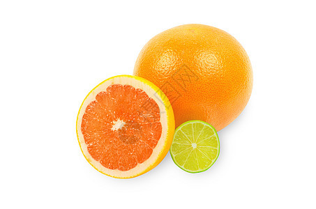 柑橘水果热带绿色柚子柠檬黄色饮食橙子果汁营养食物图片