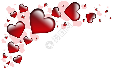 情人日卡插图卡片艺术品创造力项目装饰绘画艺术爱情红色图片