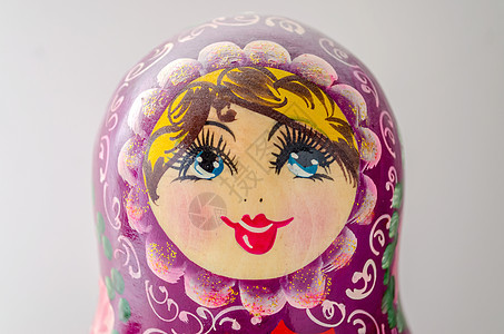 马特里奥斯卡玩具木偶纪念品孩子收藏家庭母亲头巾工艺装饰品图片