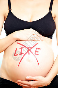 孕妇怀孕女士胎儿保健腹部身体口红卫生产科母亲图片