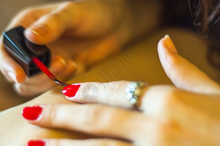 指甲油漆化妆品艺术手指女性搪瓷治疗女孩抛光身体女士图片