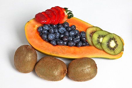 水果甜点生产种子热带橙子白色绿色营养食物奇异果图片