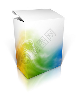 颜色框艺术品产品塑料盒子视频软件销售品牌插图纸盒图片