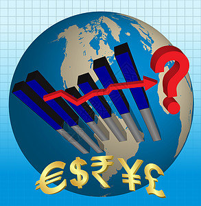 世界经济危机问题经济衰退经济危险条形统计首都不确定性收益金融图片