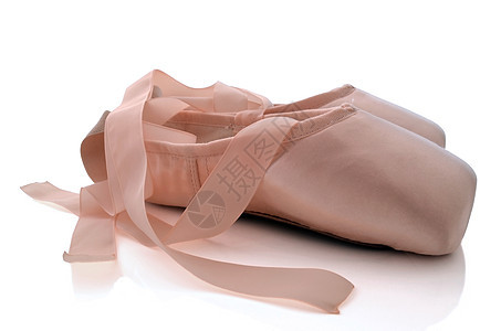 芭蕾舞鞋艺术演员粉色娱乐舞蹈鞋类丝带白色文化女性图片