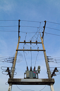 电力站环境绝缘子电压危险天空网格力量电话邮政工程图片