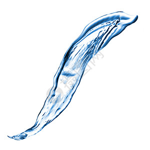 白色的孤立水喷洒运动液体洗澡波纹水滴气泡环境宏观活力蓝色图片