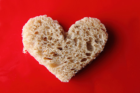 情人心礼物面包维生素热情浪漫艺术展示卡片食物爱情图片