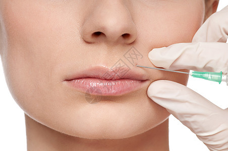 美容脸部的化妆性肉毒杆菌注射女性医生成人塑料护理女士手套皮肤考试手指图片