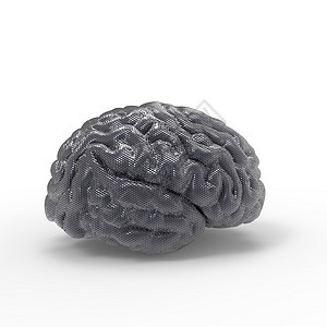 人类大脑3D模型 孤立身体半球神经心理天才科学丘脑心灵皮层感应图片