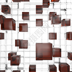 立方背景墙纸技术盒子反射网站海报高科技辉光团体电脑科学高清图片素材