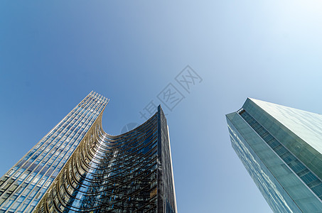 两座天梯天空办公室发行建筑联邦去向摩天大楼拉丁改革金融图片