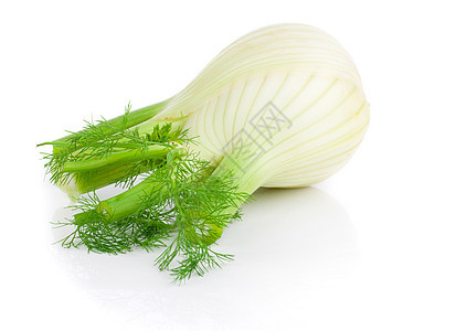 白色背景的新鲜有机叶子Name沙拉健康饮食青菜茴香蔬菜食物营养饮食灯泡图片