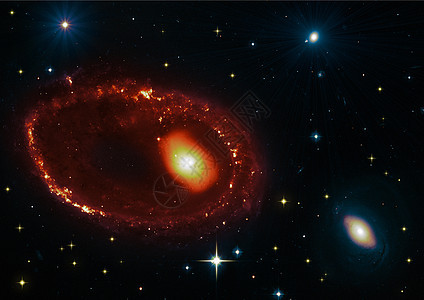 遥远的银河系勘探星星星系飞行气体场地耀斑天文学粒子外星人图片