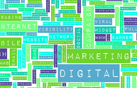 数字营销素材数码数字营销技巧市场互联网商业网络数据店铺博客病毒性创造力背景