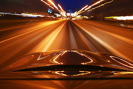 夜驾车车道驾驶玻璃骑术运动曲线蓝色汽车运输速度图片
