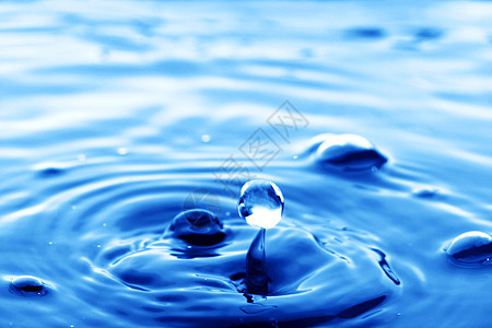 水喷水圆圈流动环境水滴运动口渴飞溅海浪蓝色温泉图片