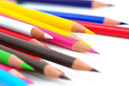 彩色铅笔蜡笔创造力木头图片