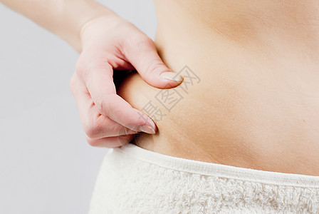 纤维素指甲女孩组织减肥展示腹部屁股数字内裤腰部图片