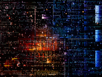 黑暗电路板图案数字网络多样性组织研究虚拟现实科学数据网格矩阵算术技术知识代码背景