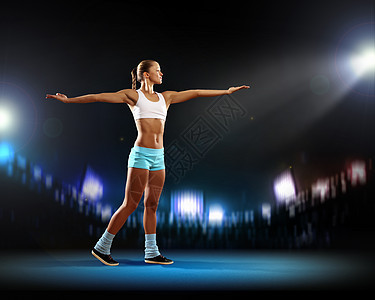 健身妇女力量活力火车训练短裤瑜伽肌肉体育场胸部健美图片
