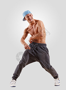 青年男子在跳舞时跳舞芭蕾舞说唱运动舞蹈家演员有氧运动杂技男生舞蹈男人图片