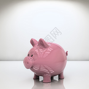 粉红小猪银行硬币制品投资生活陶瓷口袋安全盒子帐户现金图片