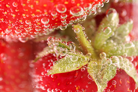新鲜草莓 绿尾巴 鼻涕图片