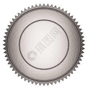 银海豹圆圈印章星形证书股票标签空白荣誉徽章海豹背景图片