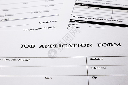 求职申请表想法雇佣就业人力资源工人阶级注册文书概念招聘办公室图片