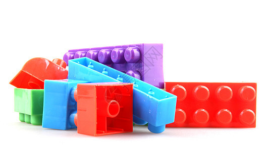 塑料构件教育孩子游戏幼儿园建筑物玩具学习立方体童年团体图片