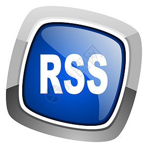 rss 图标网络播客报纸合金全球化正方形渠道博客蓝色互联网背景图片