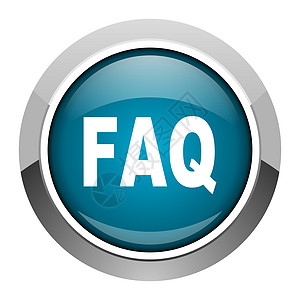 faq 图标服务台问题帮助教程商业互联网指导按钮蓝色钥匙图片