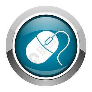 鼠标图标蓝色光标技术网络桌面钥匙电脑按钮商业电缆图片