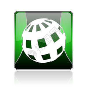 土黑绿平方网络灰色图标全球化绿色按钮钥匙行星公司技术地球商业全世界图片