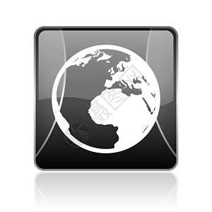 土黑平方网络闪光图标钥匙商业白色电讯技术旅行服务黑色正方形公司图片
