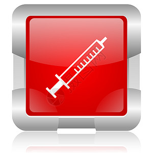 红方网络光亮图标网站商业疫苗健康细流医院流感医生糖尿病护士图片