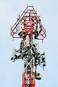 Mast 细胞信号卫星通信广播电讯天空天线工程系统网络金属图片
