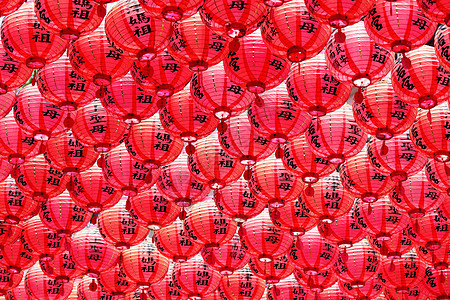 红灯笼红色幸福传统文化庆典灯笼节日寺庙运气假期图片