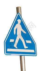 蓝色行人交通标志警告安全家庭白色危险街道邮政驾驶法律学校图片