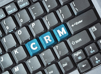 在键盘上的 CRM 键盘图片