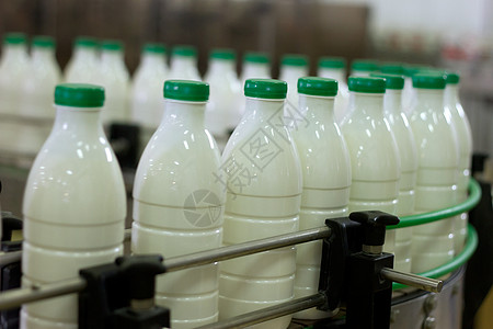 奶油厂 用牛奶瓶装的储藏器奶制品生产饮料植物材料自动化产品装箱技术商业图片
