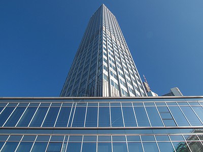 法兰克福的欧洲央行联盟地标摩天大楼纪念碑货币银行图片